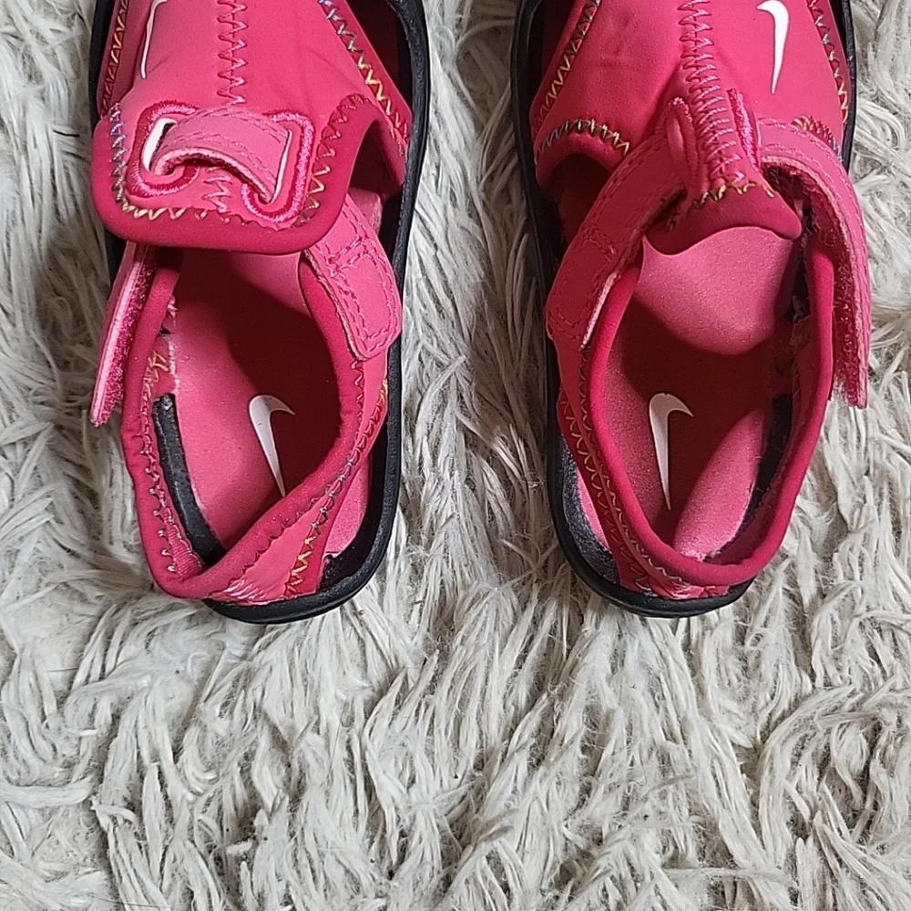 Kids Little Girls Nike Sunray Protected Sandals Neoprene 344993 Watersport 5